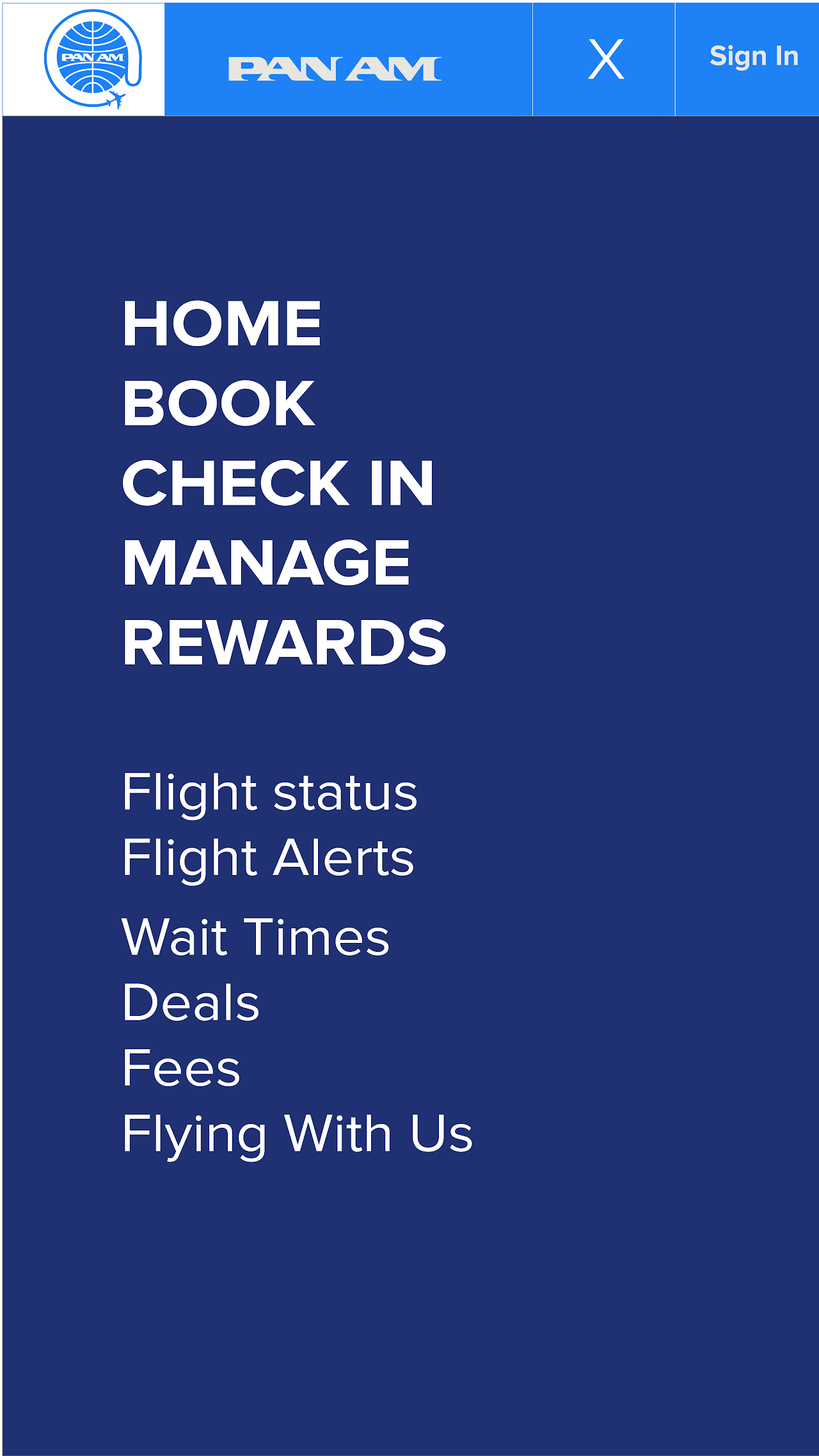 panam-airlines screenshot